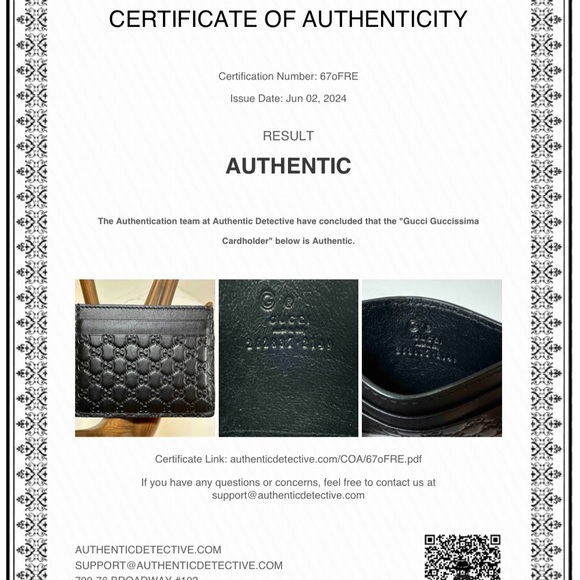 Gucci Microguccissima Embossed Black Leather Credit Card Holder Case Wallet - Picture 2 of 8